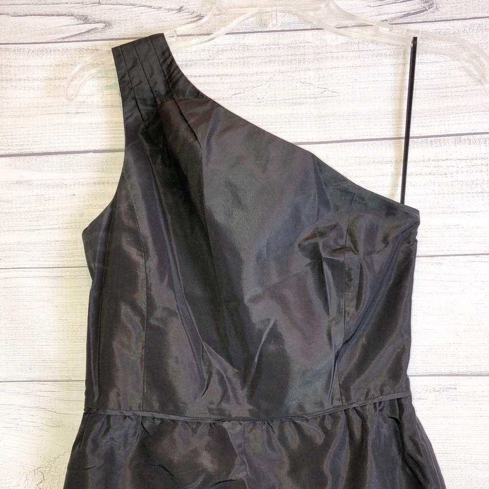 J. Crew One Shoulder Black Dress - Picture 4 of 7